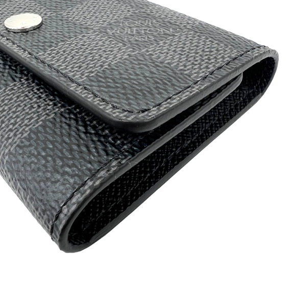 LOUIS VUITTON Multicle 6 Damier Graphite N62662 CT4137 Key Case Men's - Picture 4 of 9